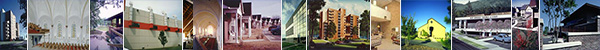 A photo montage of architectural work done by CaninoAIA